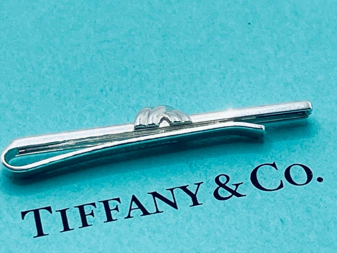 h588 美品　ティファニー　1992 シグネチャー　ネクタイピン　925