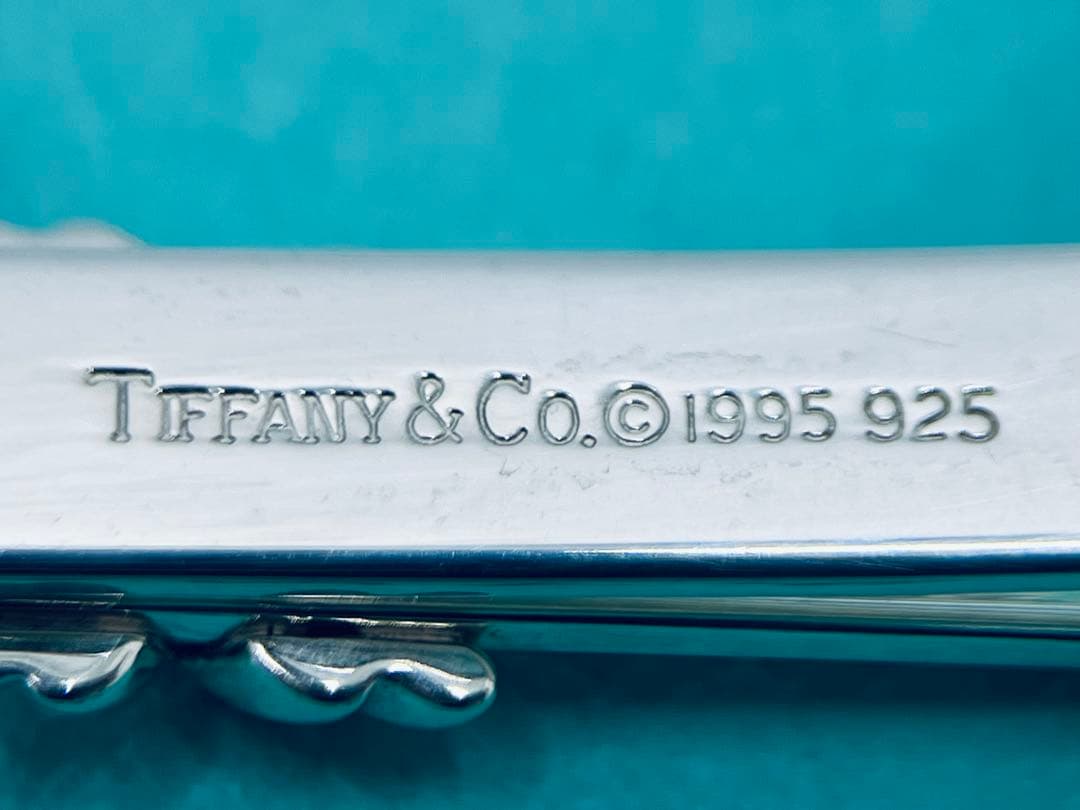 h588 美品　ティファニー　1992 シグネチャー　ネクタイピン　925