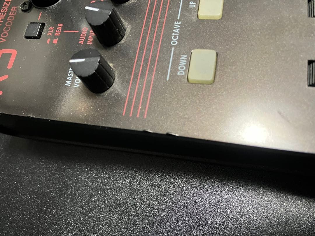 ど*ん様 KORG R3 シンセサイザー ボコーダー 純正ACアダプター・マイク