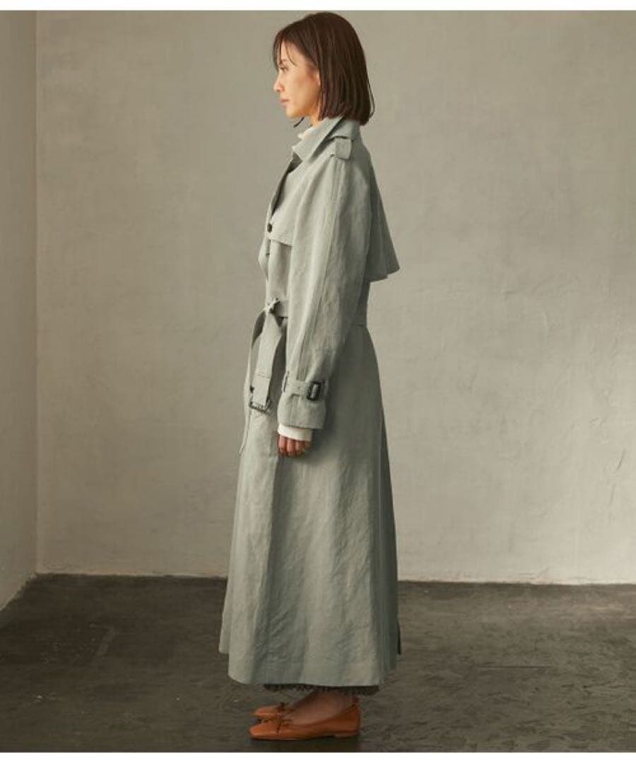 ハム次郎　】ドラマ着用】【タグ付未使用】ロペ　コート　　石原さとみさん