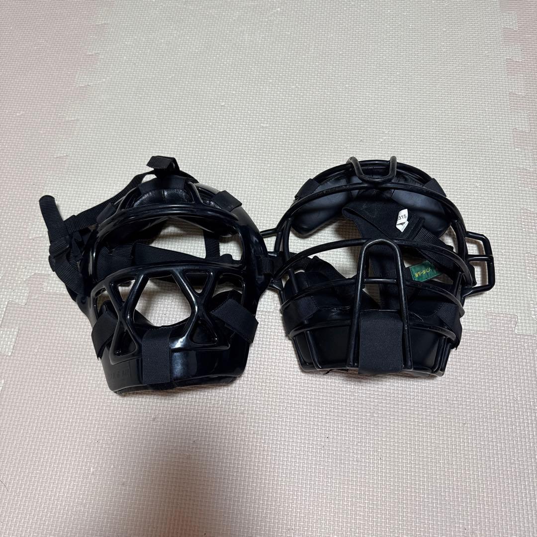 Mizuno ブラック キャッチャー防具セット