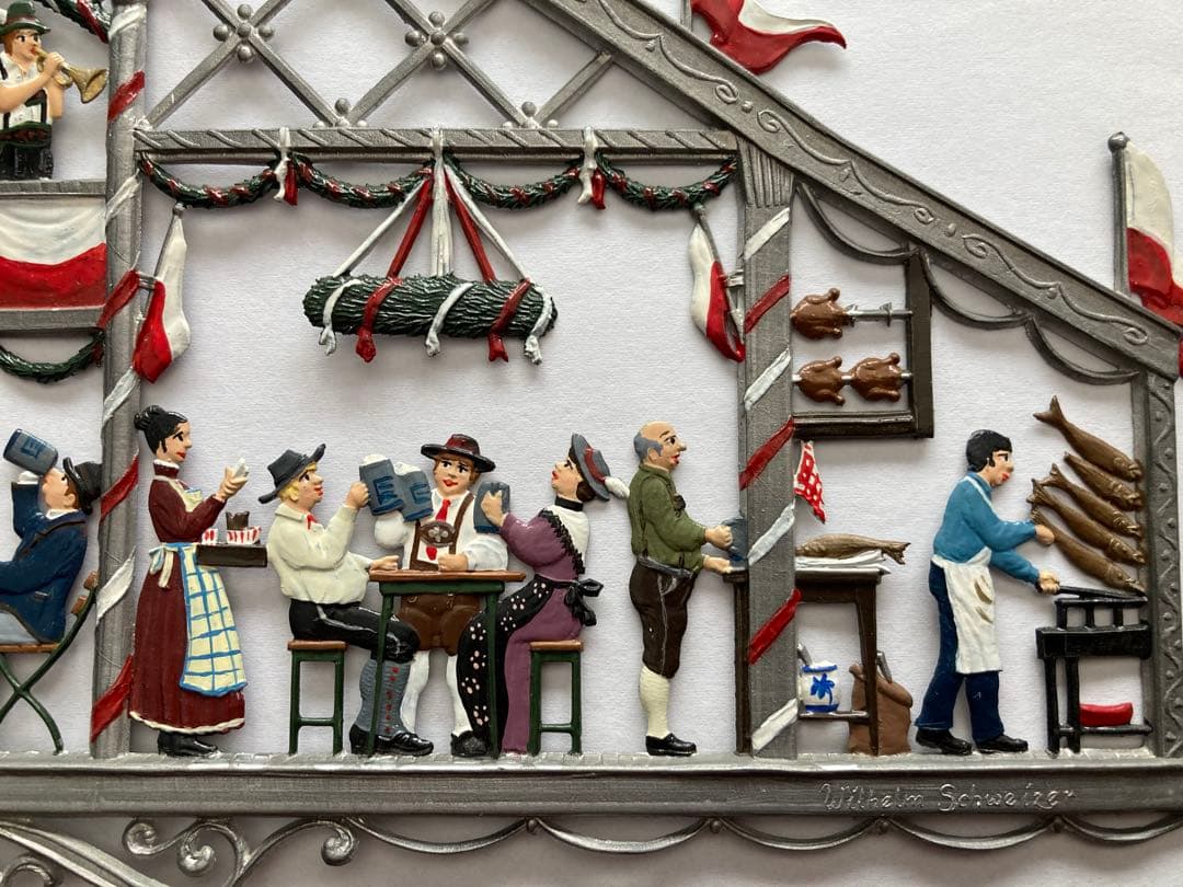 錫工芸品　壁飾り　ドイツ