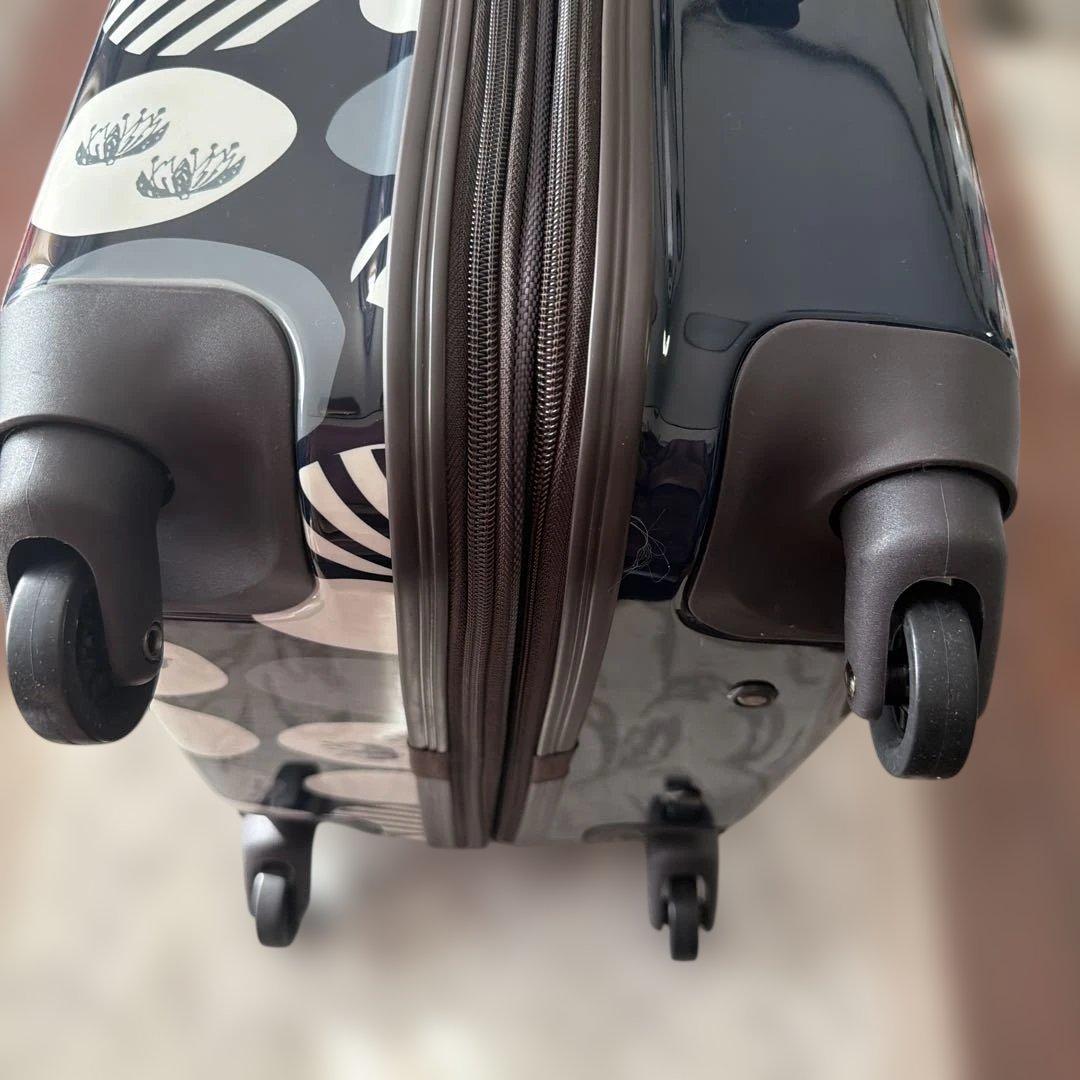 新品 訳あり ムーミン スーツケース （ドット ネイビー）サイズL