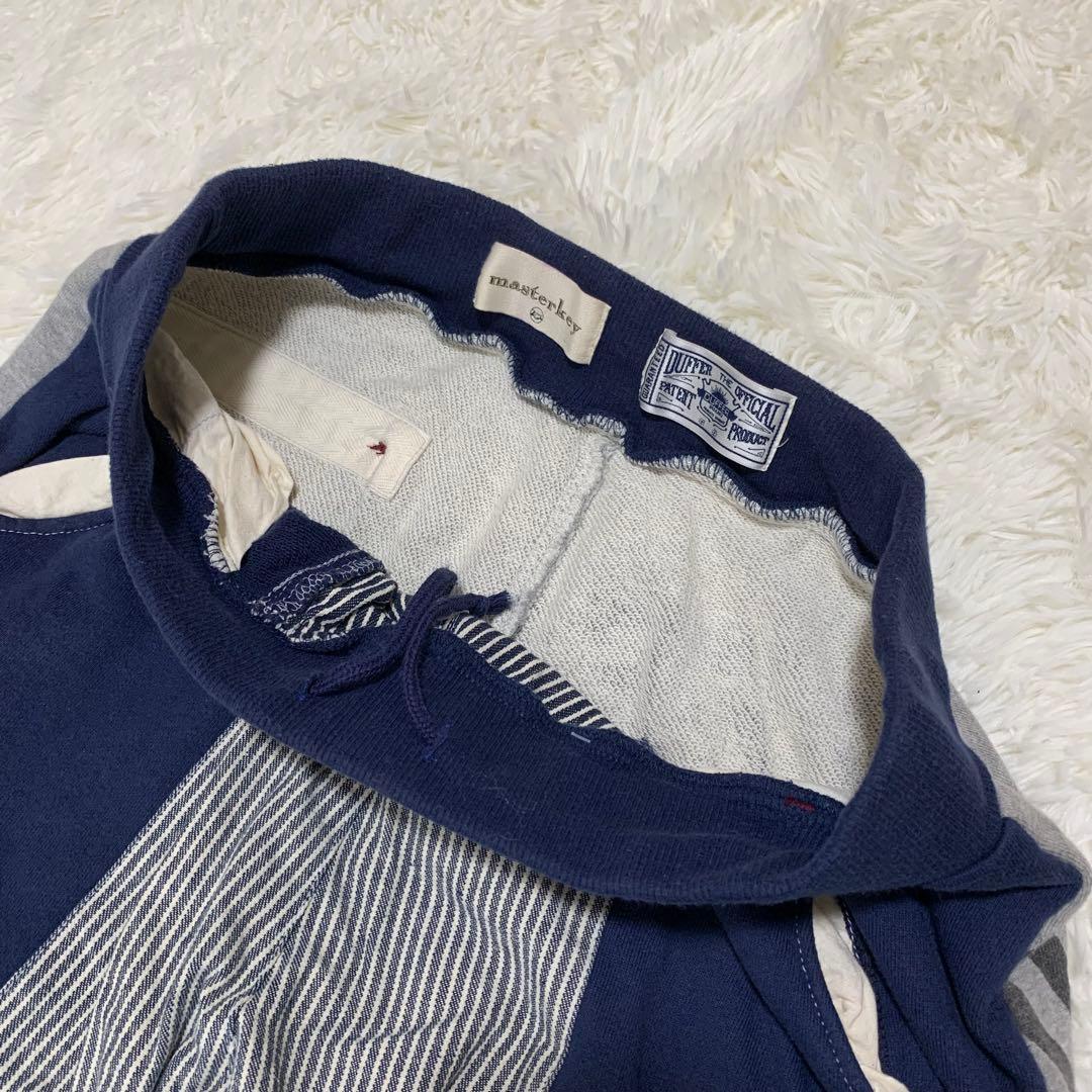 マスターキー　再構築　スウェットパンツ Lヒッコリー DUFFER