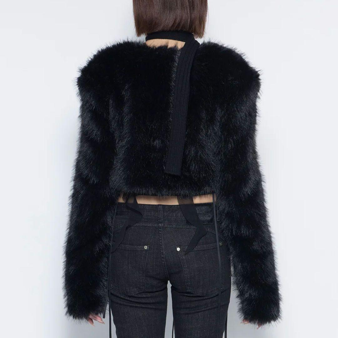 ジャケット・アウター THEREDTHREAD S fur jacket short