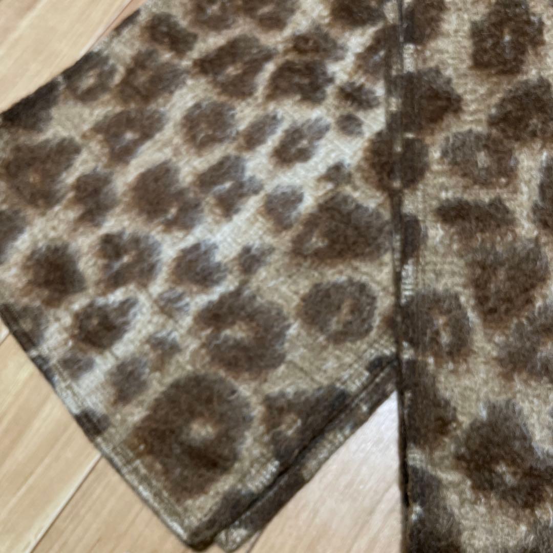 CELINE セリーヌ フィービー期 レオパード　ジャガードニット マフラー