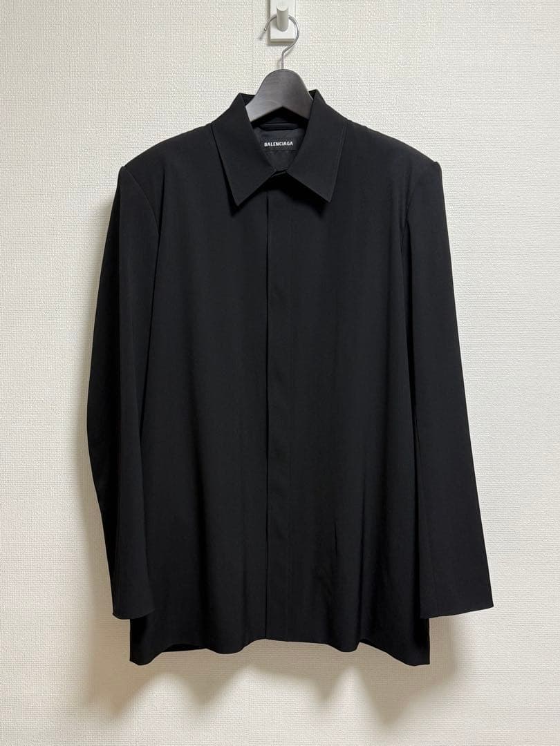 る*る様 【セットアップ】balenciaga 21aw テーラードシャツジャケ