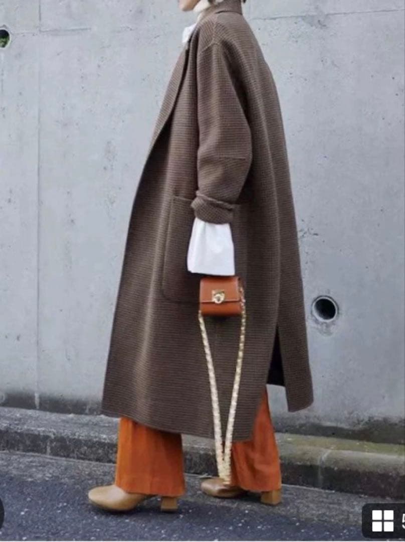 TODAYFUL 38 オーバーチェックコート