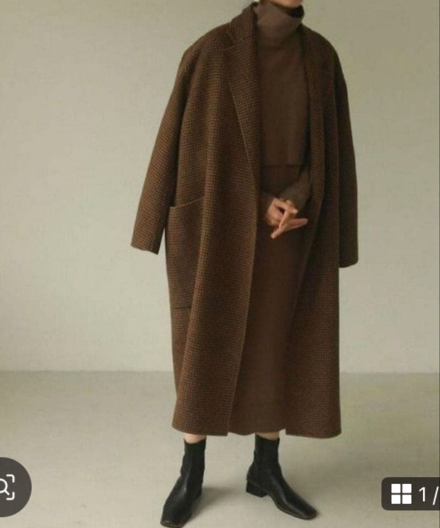 TODAYFUL 38 オーバーチェックコート