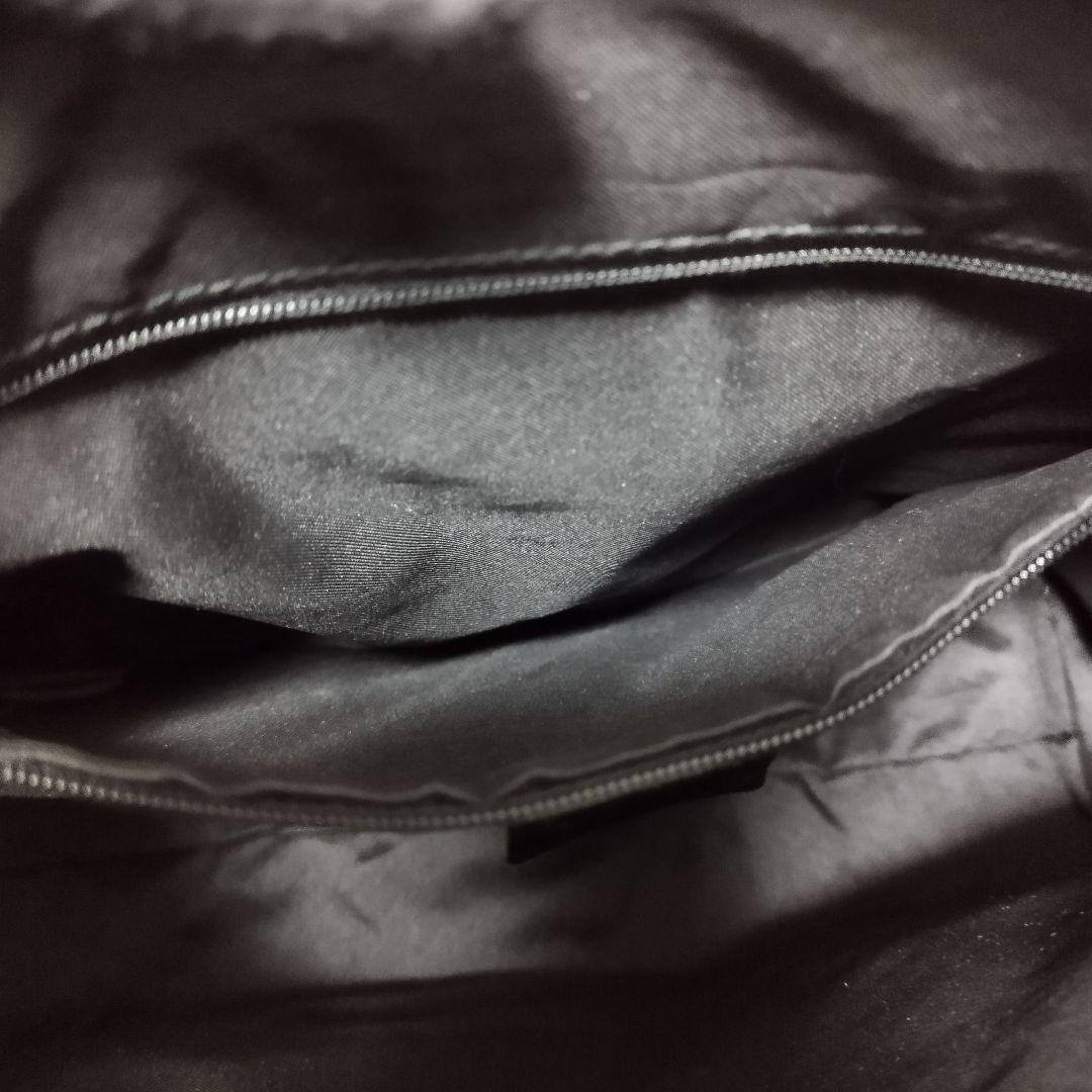 美品☆　グッチ　ワンショルダーバッグ　GG　ナイロン　肩掛け　レザー　ビッグGG