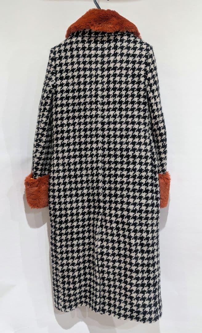 REGINA ROMANTICO レジィーナロマンティコ 千鳥柄 ビッグ コート