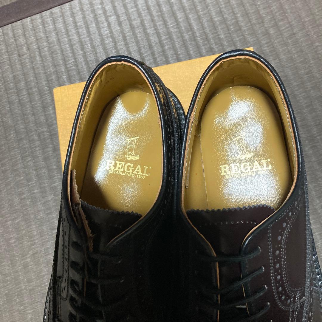 カ*ト様 リーガル　REGAL BR 2589 N ブラウンレザーシューズ　25