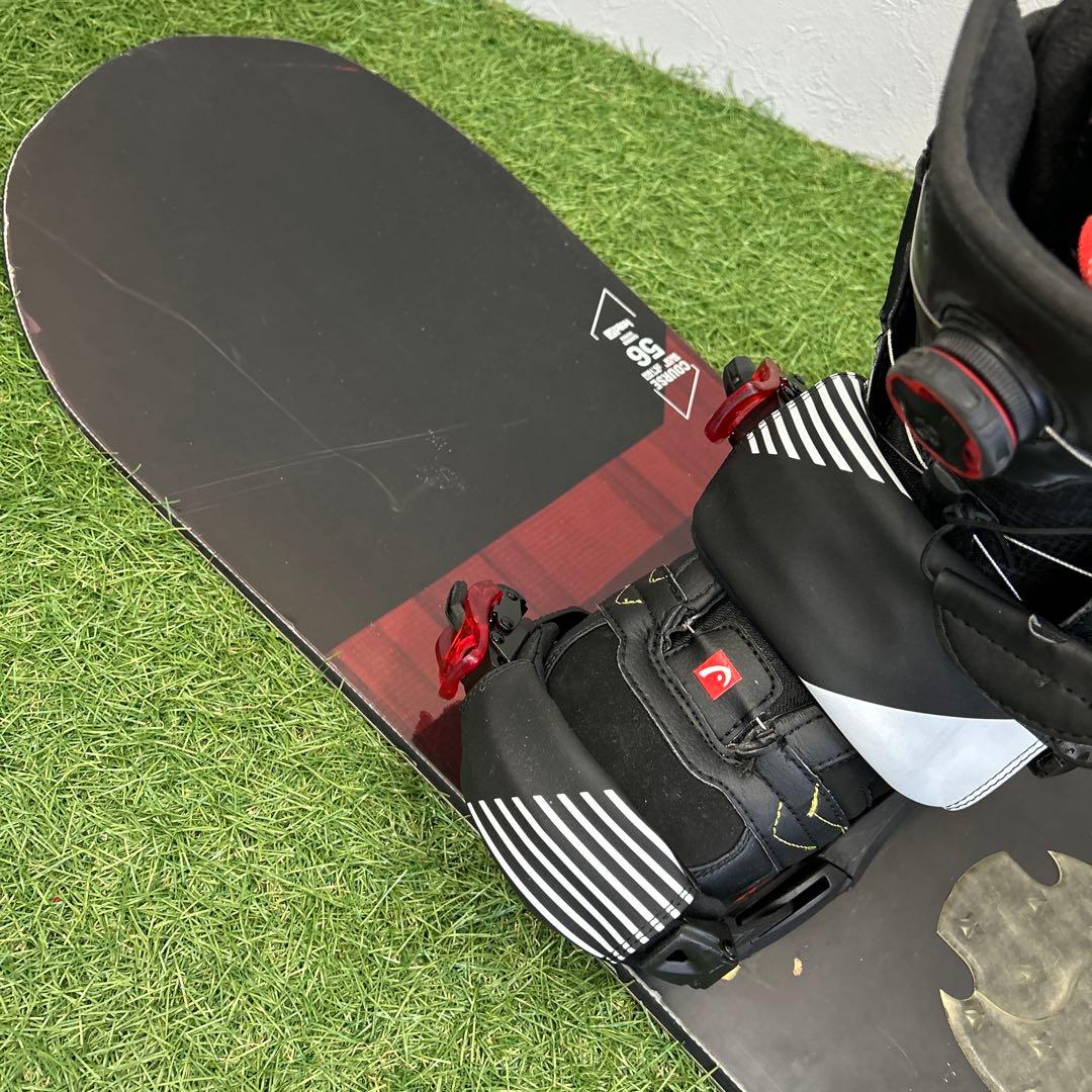 J627HEAD 156cm メンズスノーボードセット