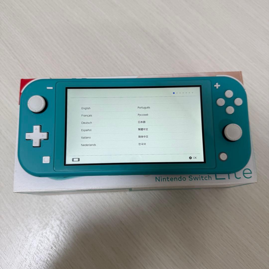 Nintendo Switch Lite ターコイズ あつまれどうぶつの森