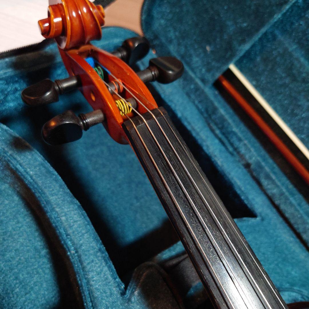高級 バイオリン 鈴木 No.230 4/4 証明ラベル有、弓ケース付 定価6万