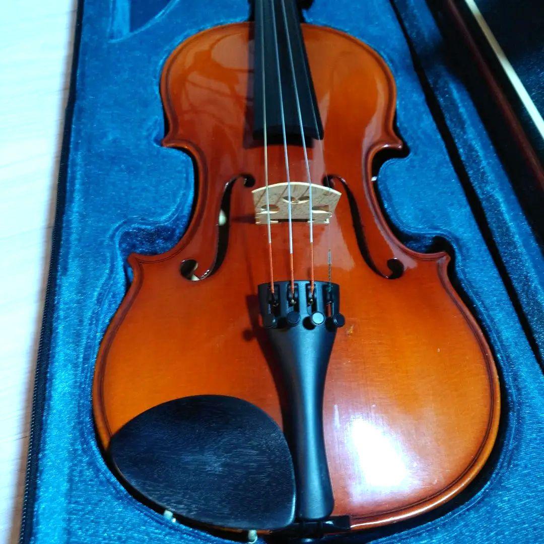 高級 バイオリン 鈴木 No.230 4/4 証明ラベル有、弓ケース付 定価6万