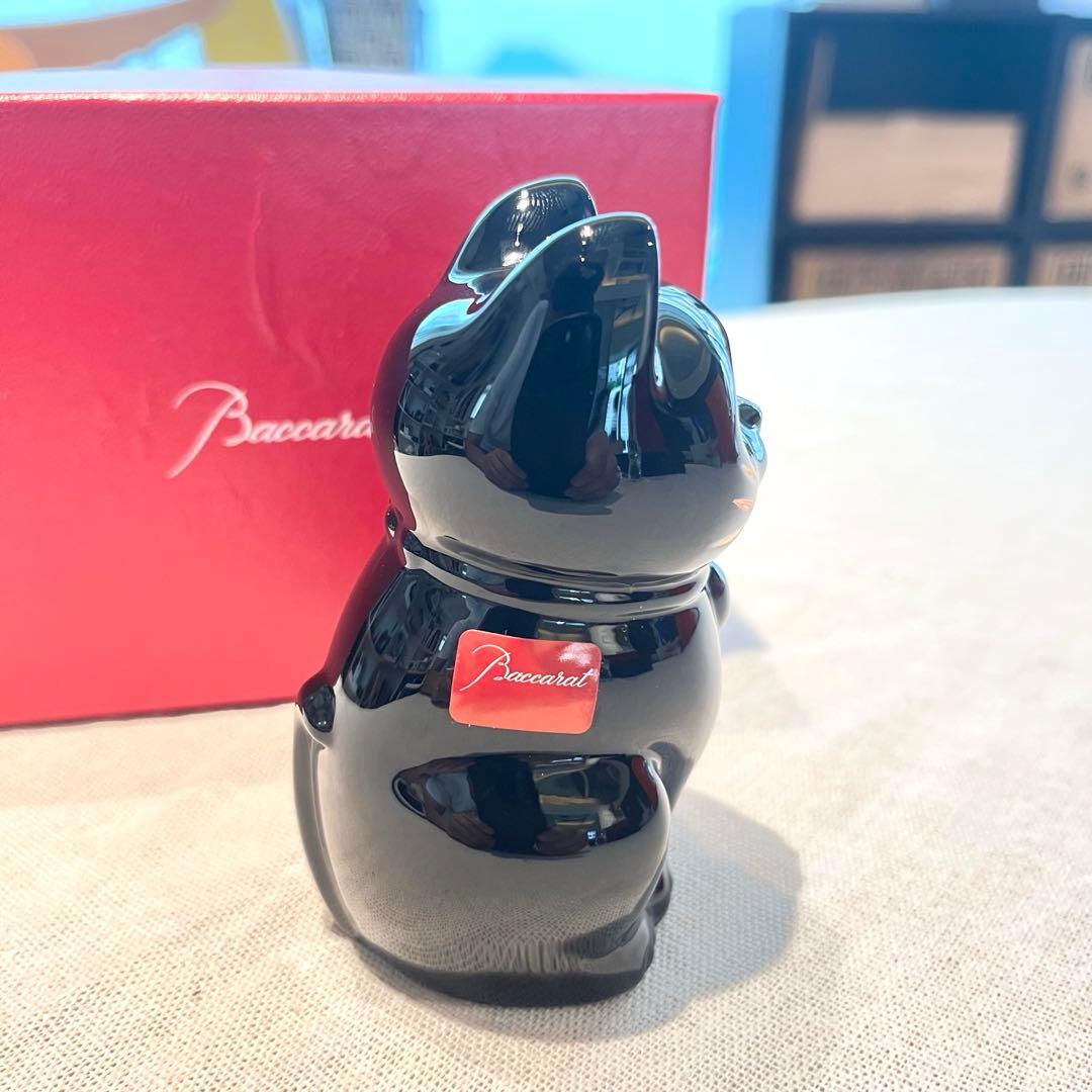 【美品】Baccarat 招き猫 クリスタルガラス