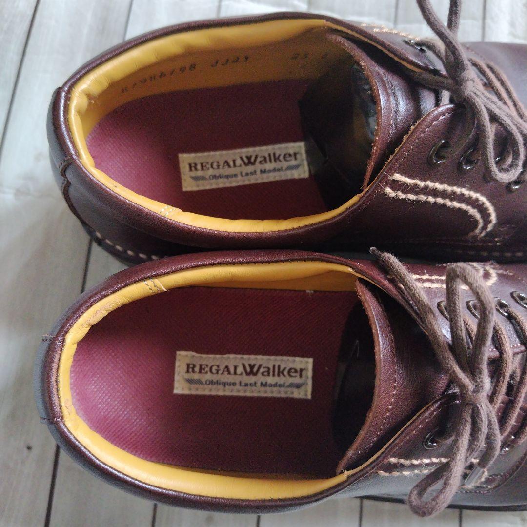 REGAL Walker ダークブラウン ワークブーツ　25cm 幅広EEE