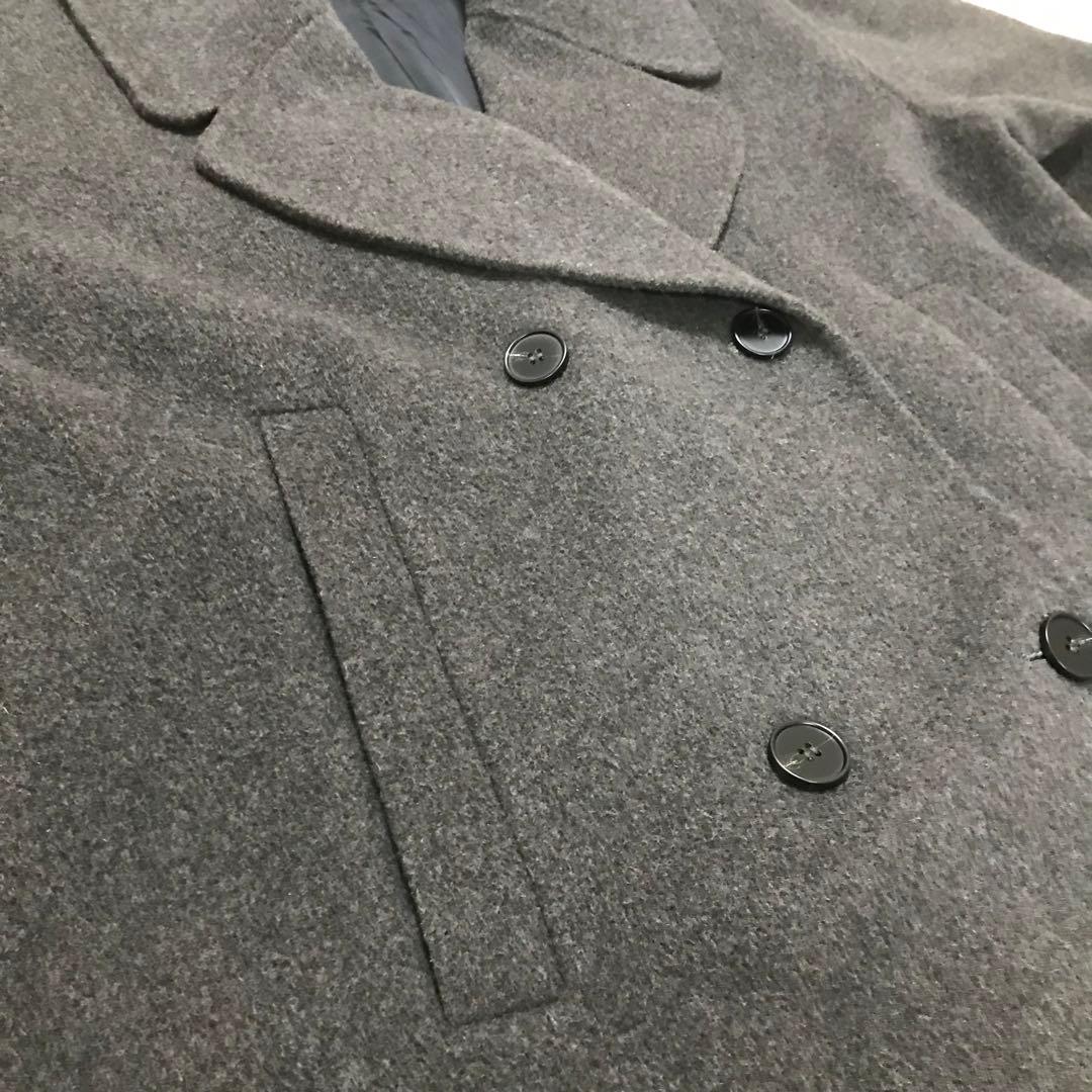evernavy ウールリバーPコート　M チャコールグレー