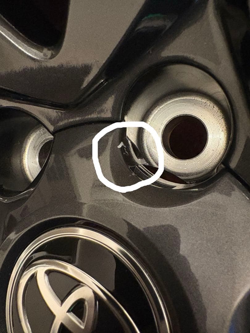 ハイラックスZ後期　純正17インチホイール　納車前外し　4本セット