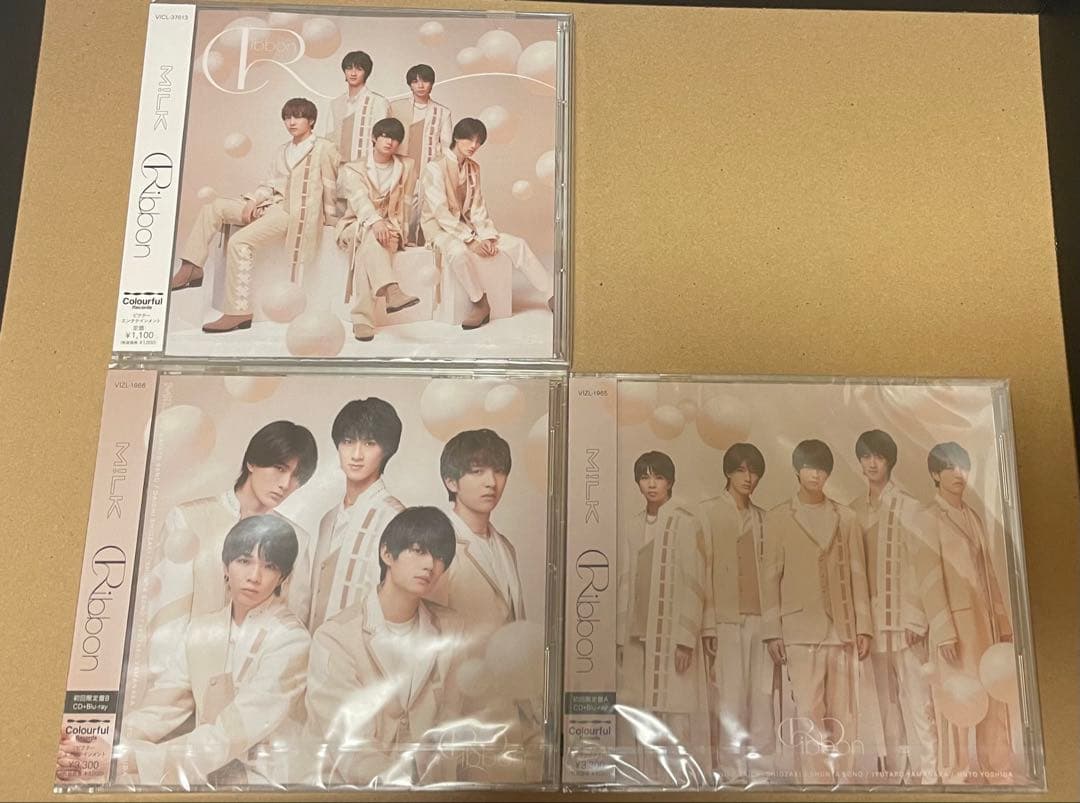 M!LK Ribbon 通常盤 初回限定盤AB 3形態　他CDまとめ売り