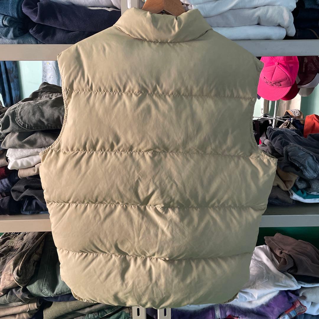 80s 90s woolrich ダウンベスト　アメリカ製　ベージュ