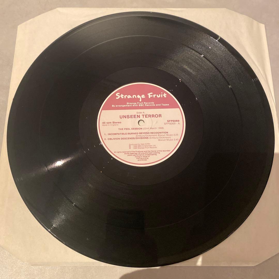 UNSEEN TERROR / THE PEEL SESSIONS 【LP】
