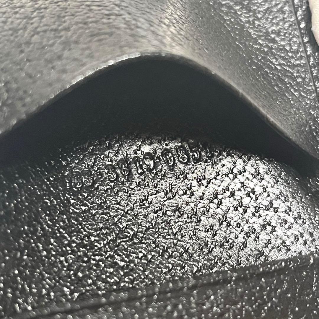 GUCCI キーケース レザー ブラック シルバープレート 6連フック 美品