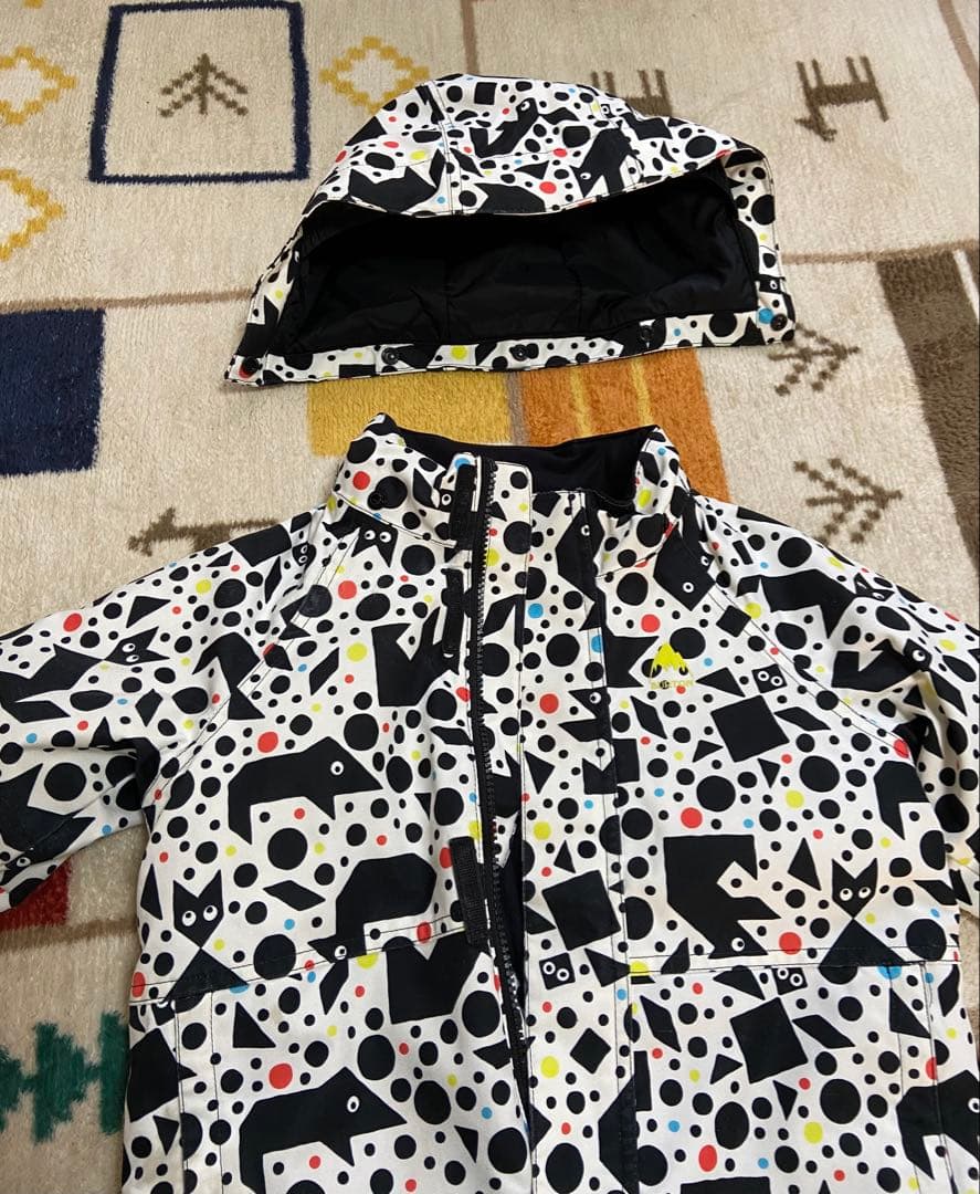 Burton kids スノーウエア　ジャケット　ビブパンツセット　5T 110