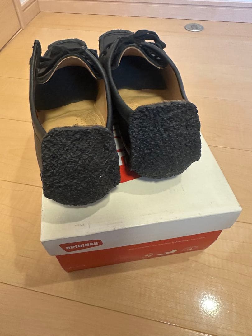 クラークス　ナタリー　ブラックレザー　26cm