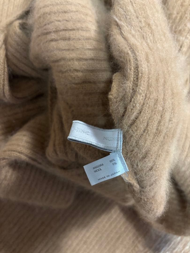 d*3様 ナンバーナイン　アンゴラ　ニット　フード　ストール　マフラー