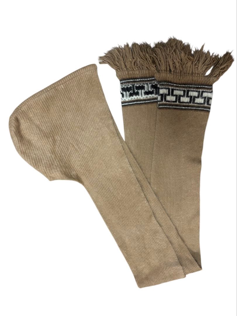 d*3様 ナンバーナイン　アンゴラ　ニット　フード　ストール　マフラー