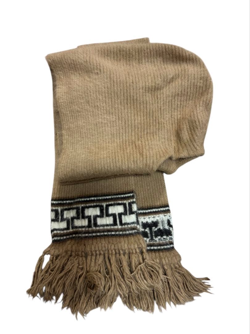 d*3様 ナンバーナイン　アンゴラ　ニット　フード　ストール　マフラー