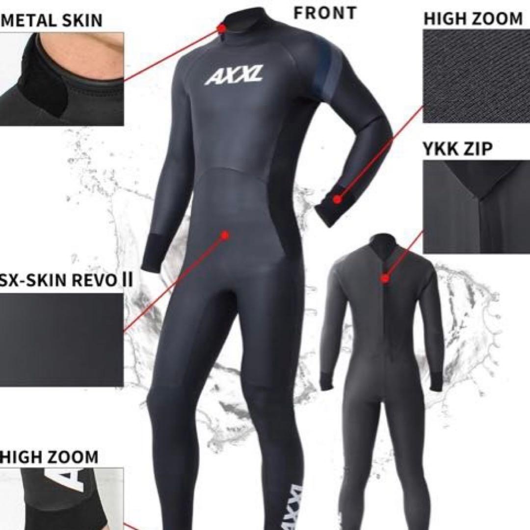AXXL フルスーツ ブラック メンズL トライアスロンウェア