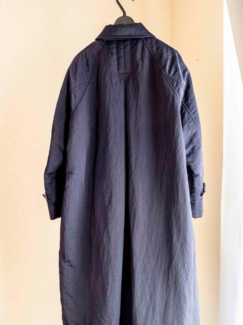 journal standard luxe ナイロン中綿ロングコート 濃紺