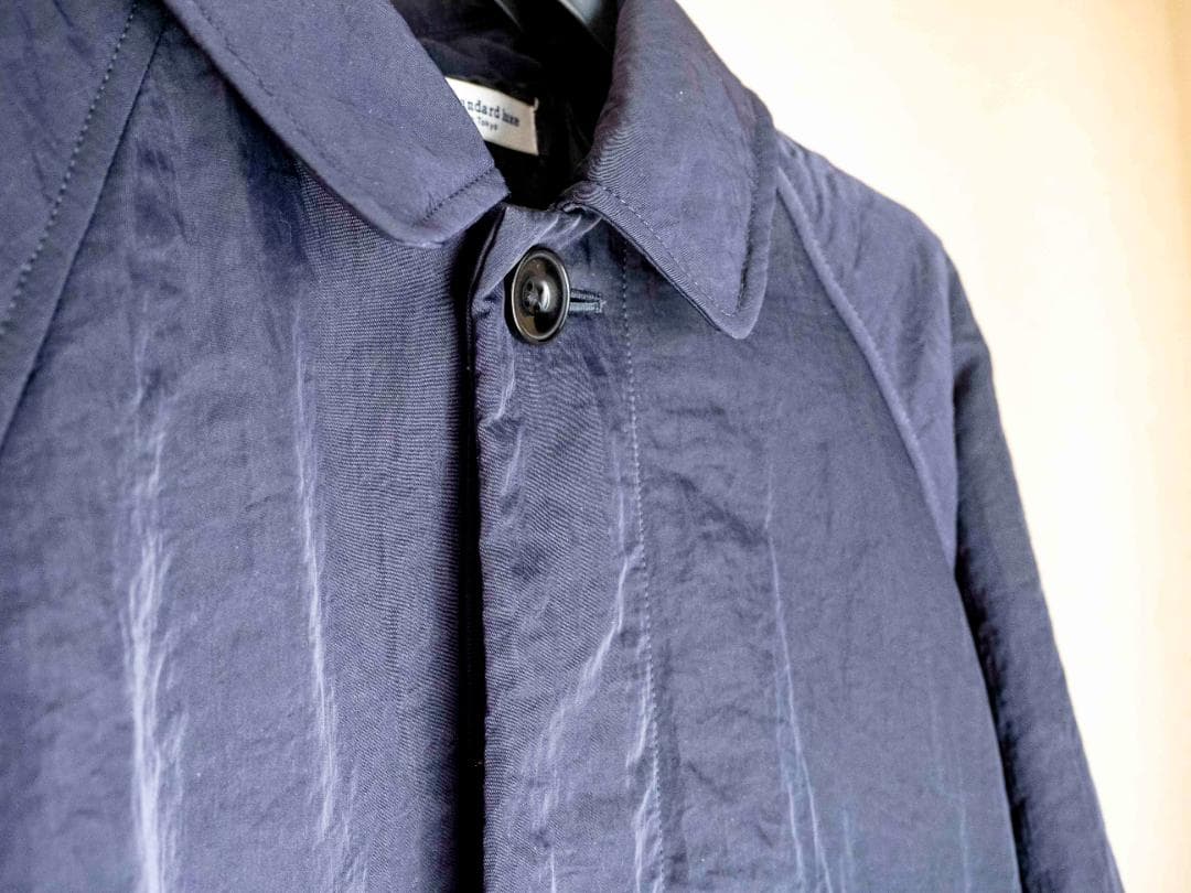 journal standard luxe ナイロン中綿ロングコート 濃紺