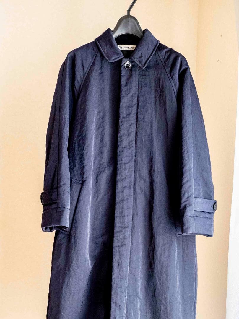 journal standard luxe ナイロン中綿ロングコート 濃紺