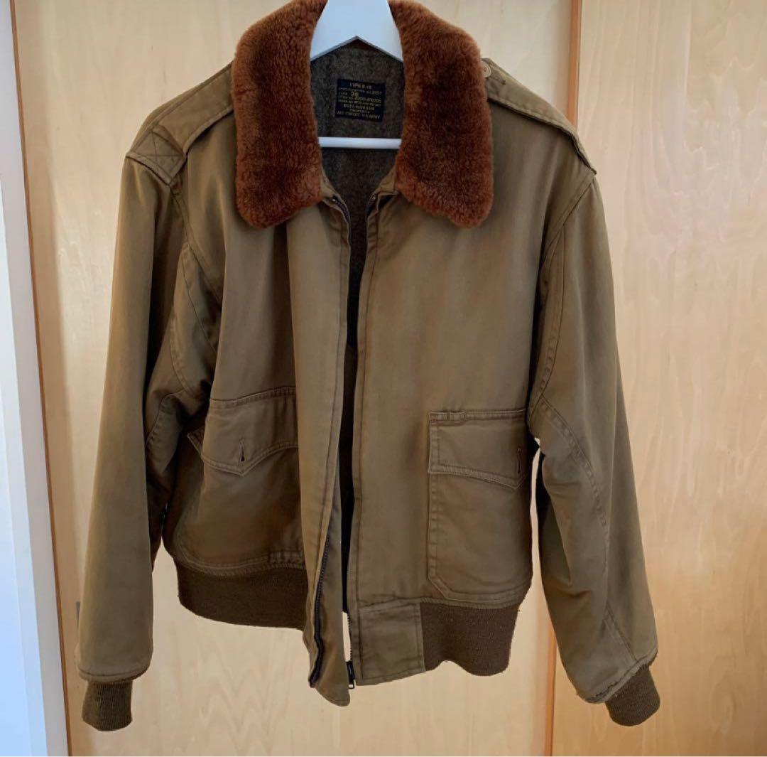 B-10 フライトジャケット サイズ38 ブラウン