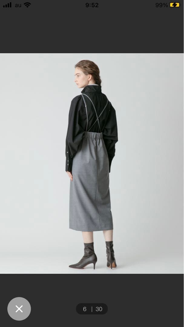 ゆ*き様 新品未着用【アルアバイルallurevilleナロータイトスカート】グ