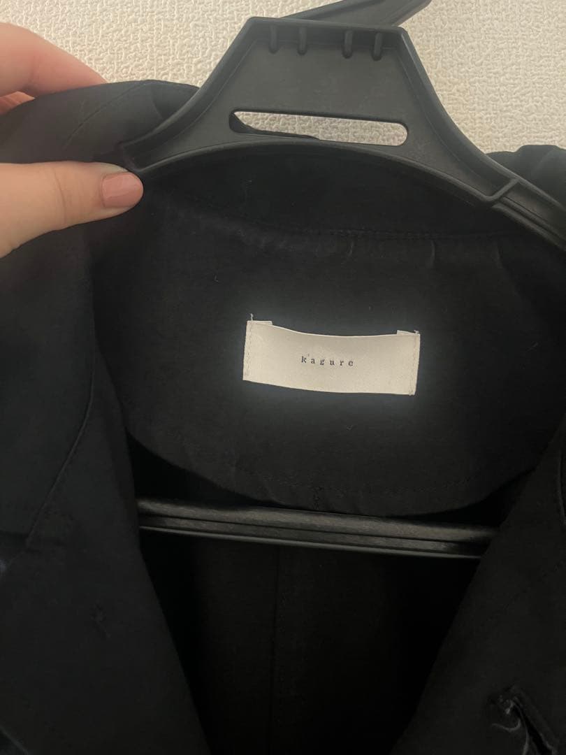 かぐれ　コットンステンカラーコート