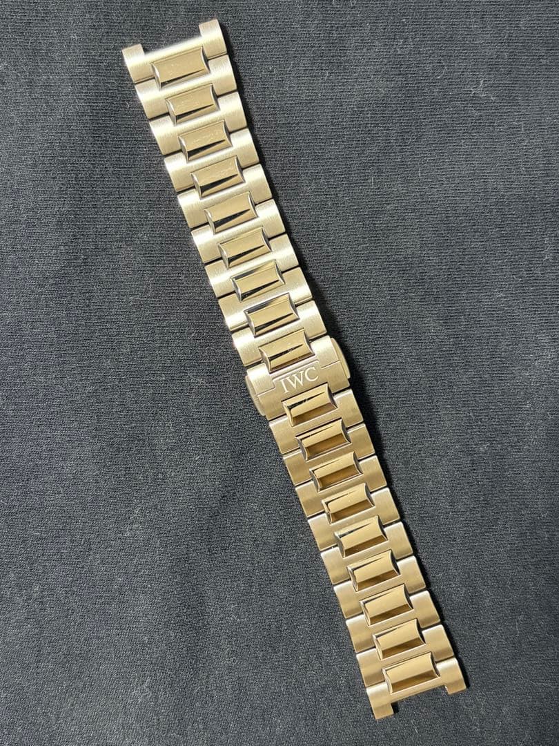 IWC ポルトギーゼ クロノグラフ 純正　メタルブレス　ステンレスベルト