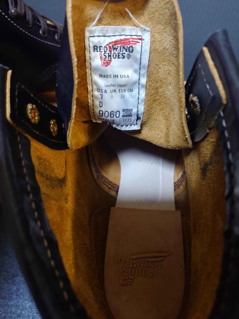 【美品】RED WING レッドウィング フラットボックス 9060 7D