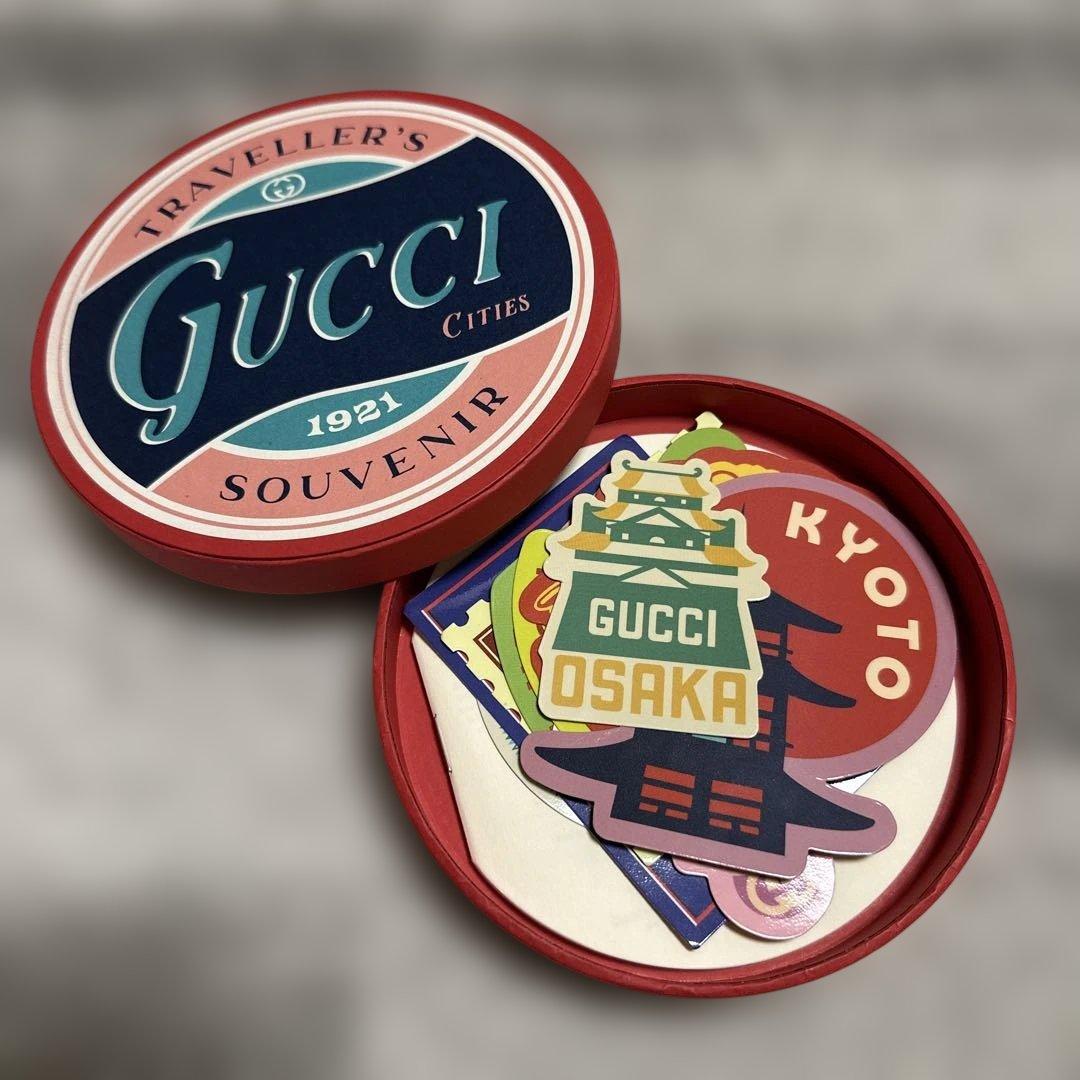 Gucci スーツケース用ステッカーセット 10枚入り