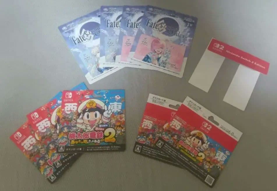 ギフトカード、ダウンロードカード、販促まとめ【コレクション用残高無し】