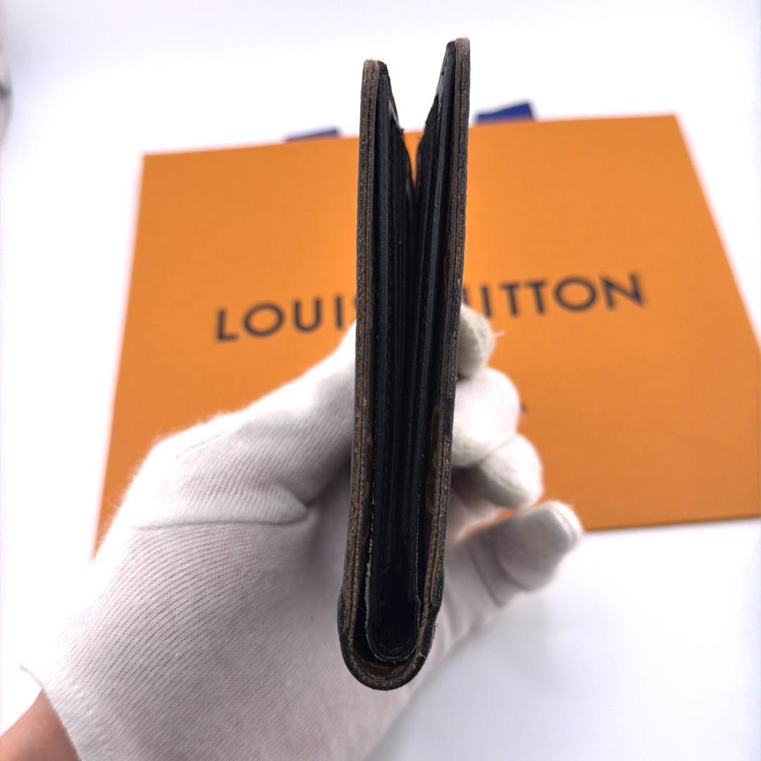 【美品】ルイヴィトン モノグラム マカサー ポルトフォイユ ガスパル