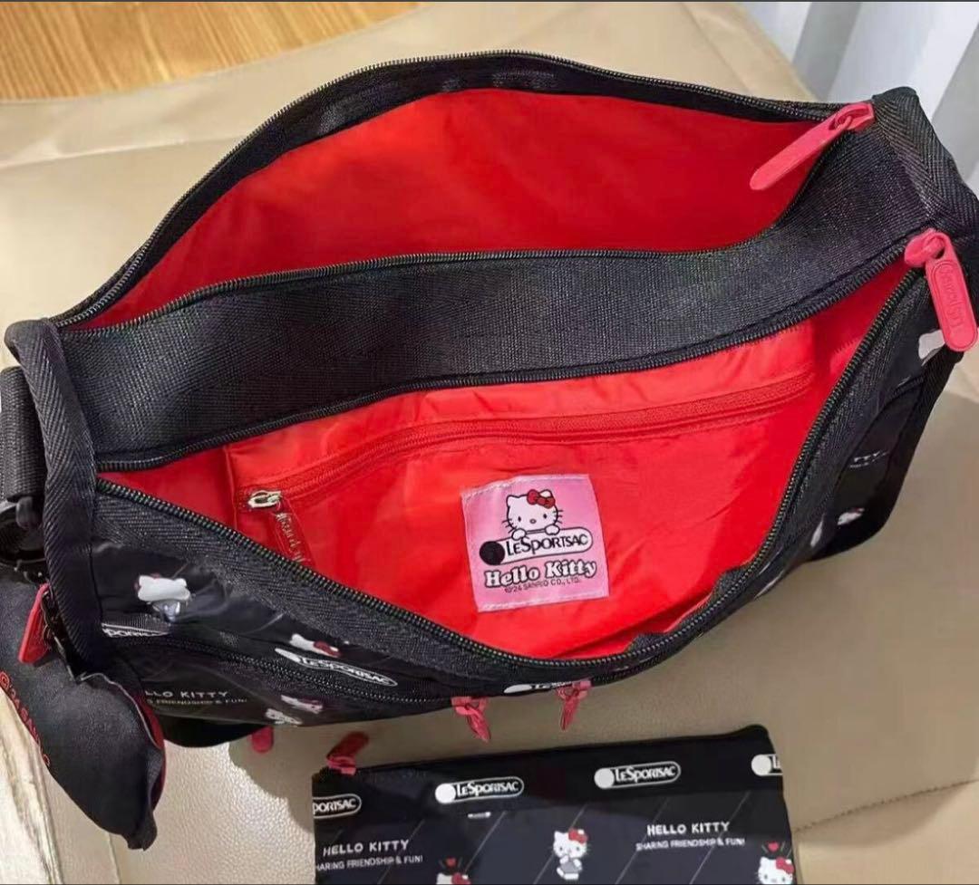 新品未使用 レスポートサック ハローキティ キティ ショルダーバッグ ポーチ付き