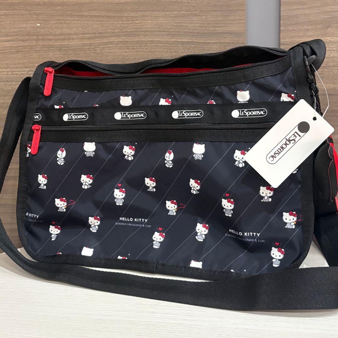 新品未使用 レスポートサック ハローキティ キティ ショルダーバッグ ポーチ付き