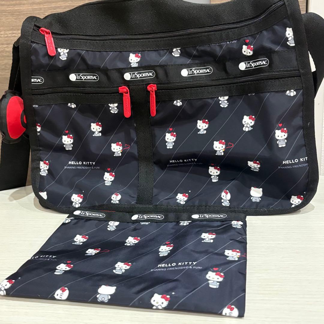 新品未使用 レスポートサック ハローキティ キティ ショルダーバッグ ポーチ付き