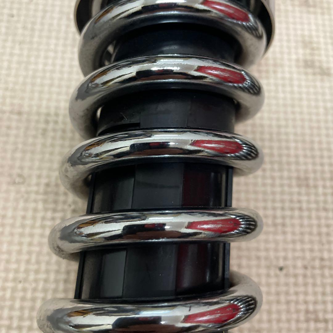 【ハーレーダイナ】11インチ　クローム　ショートリアサスペンション