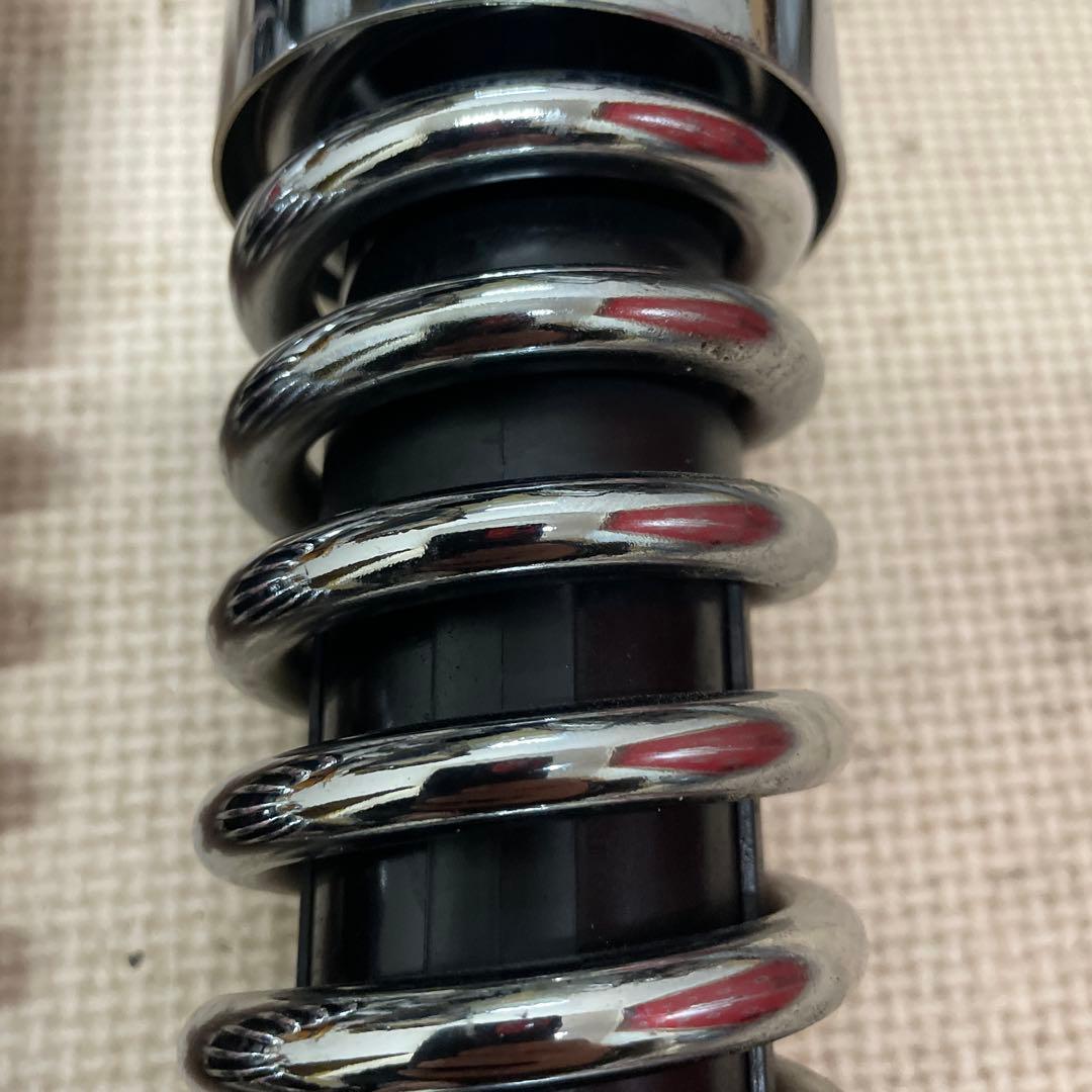 【ハーレーダイナ】11インチ　クローム　ショートリアサスペンション